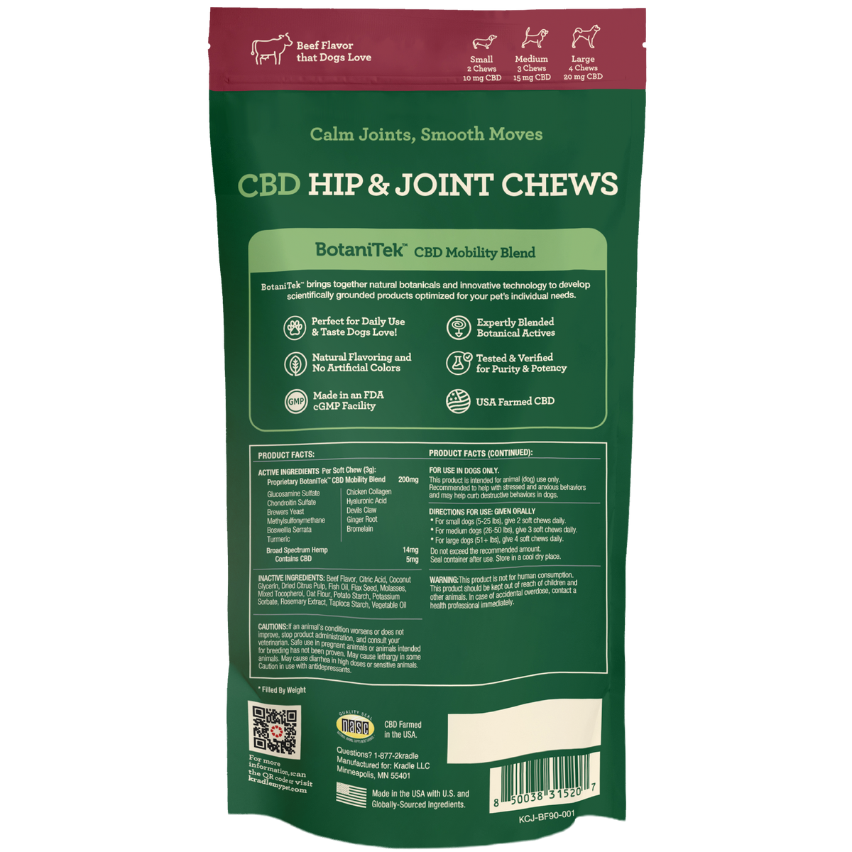 CBD Hip and Joint Chews