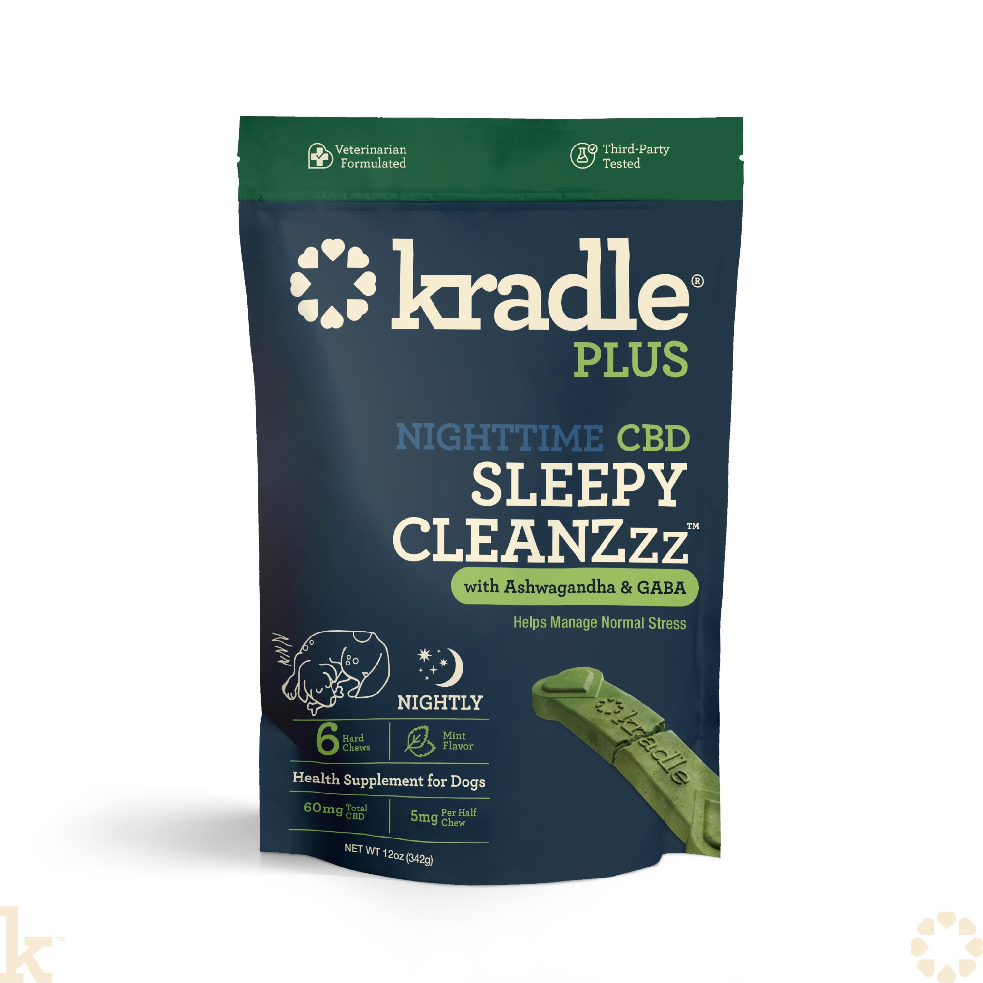 Sleepy CleanZzz CBD Dental Chew for Nighttime Calm | Kradle