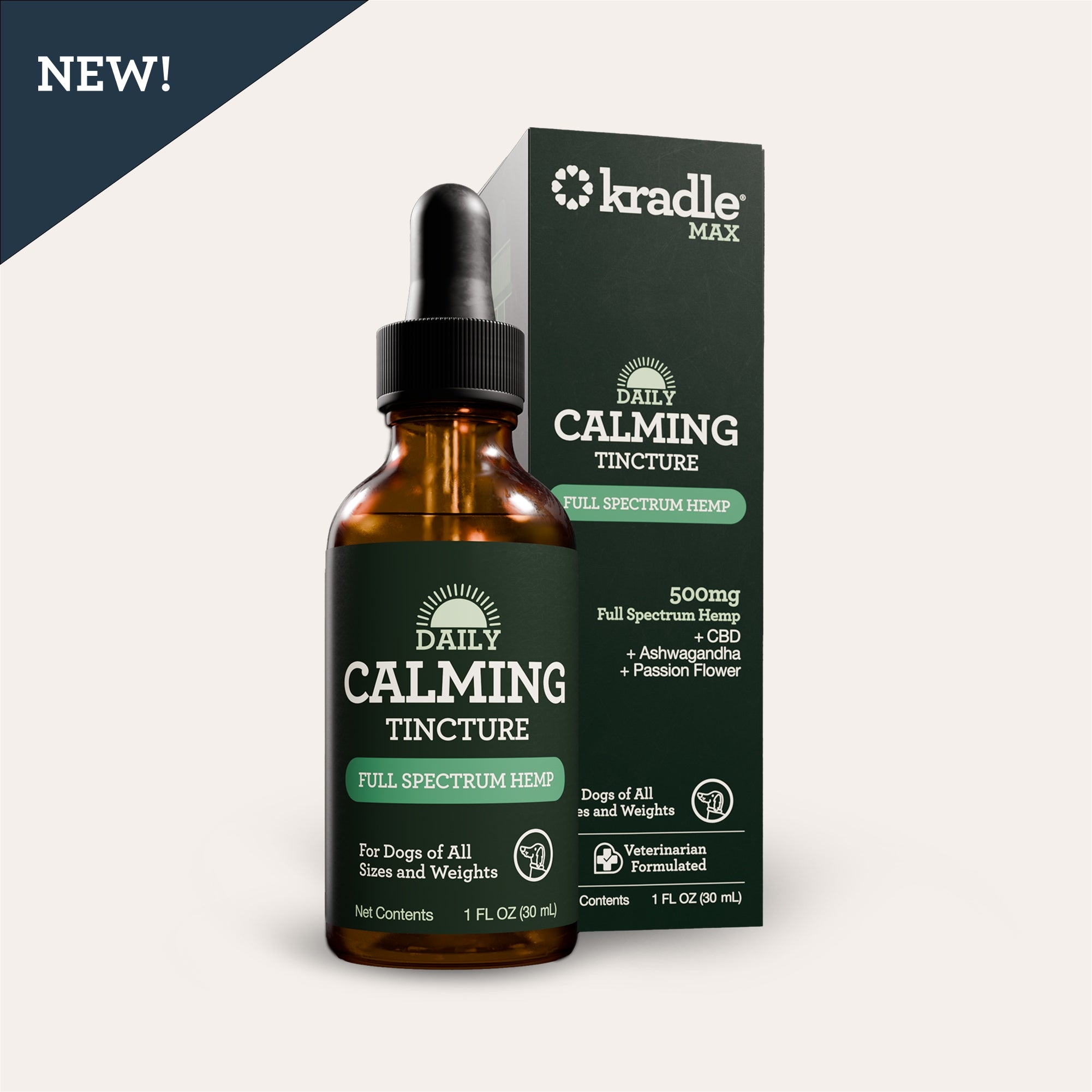 Kradle Max Full Spectrum Calming Tincture