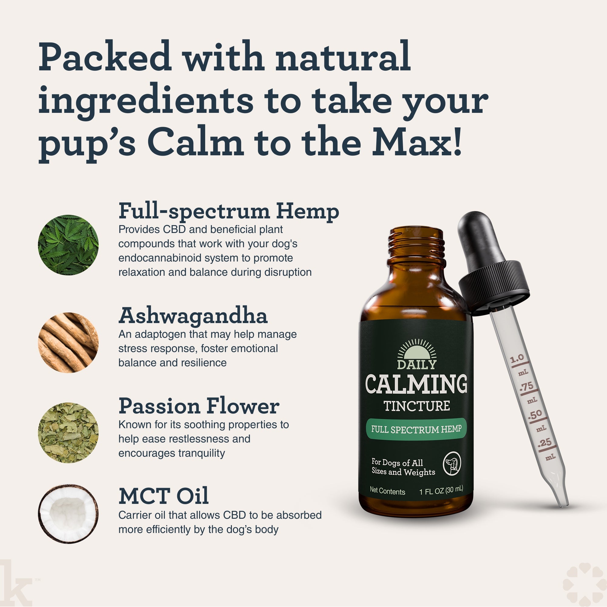 Kradle Max Full Spectrum Calming Tincture