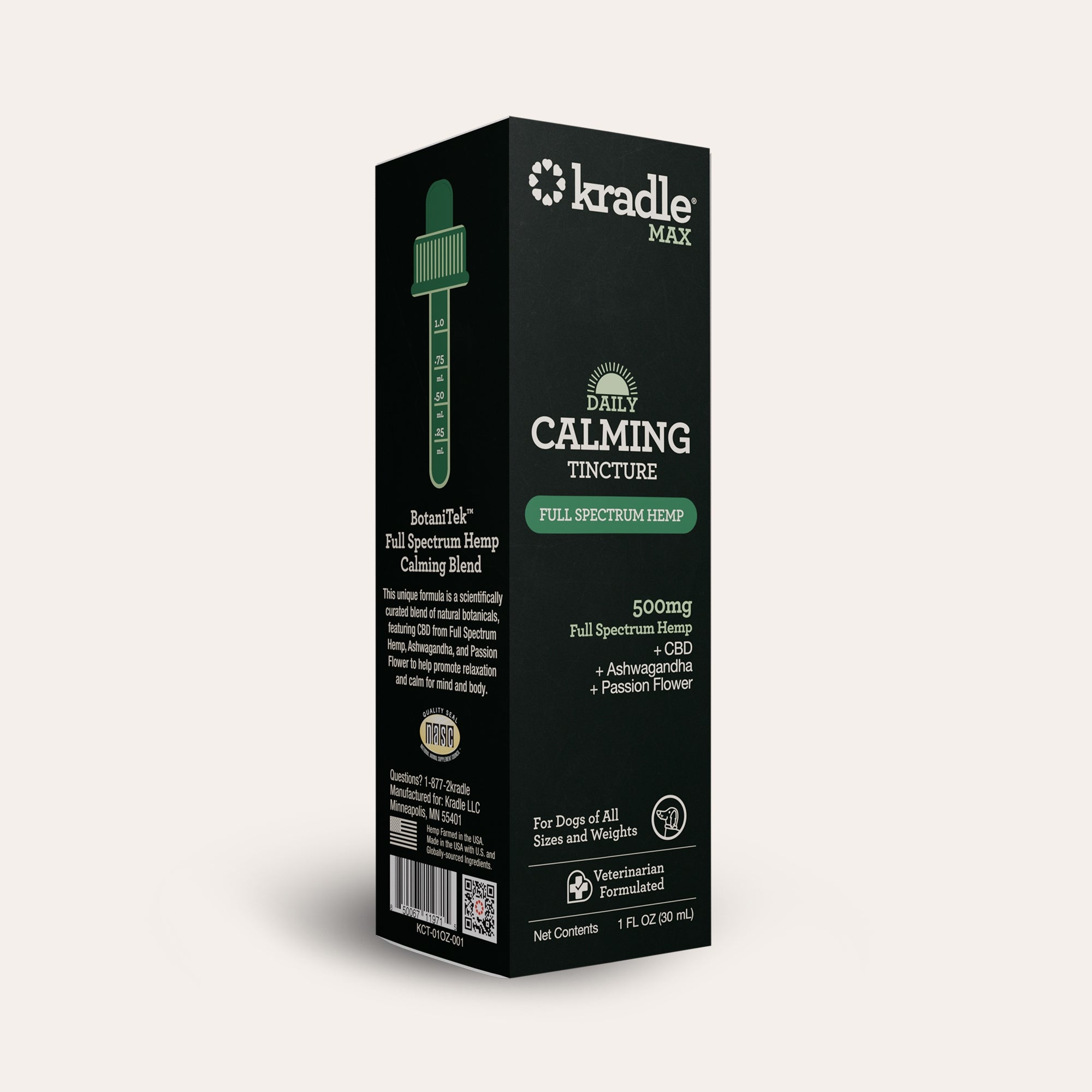 Kradle Max Full Spectrum Calming Tincture