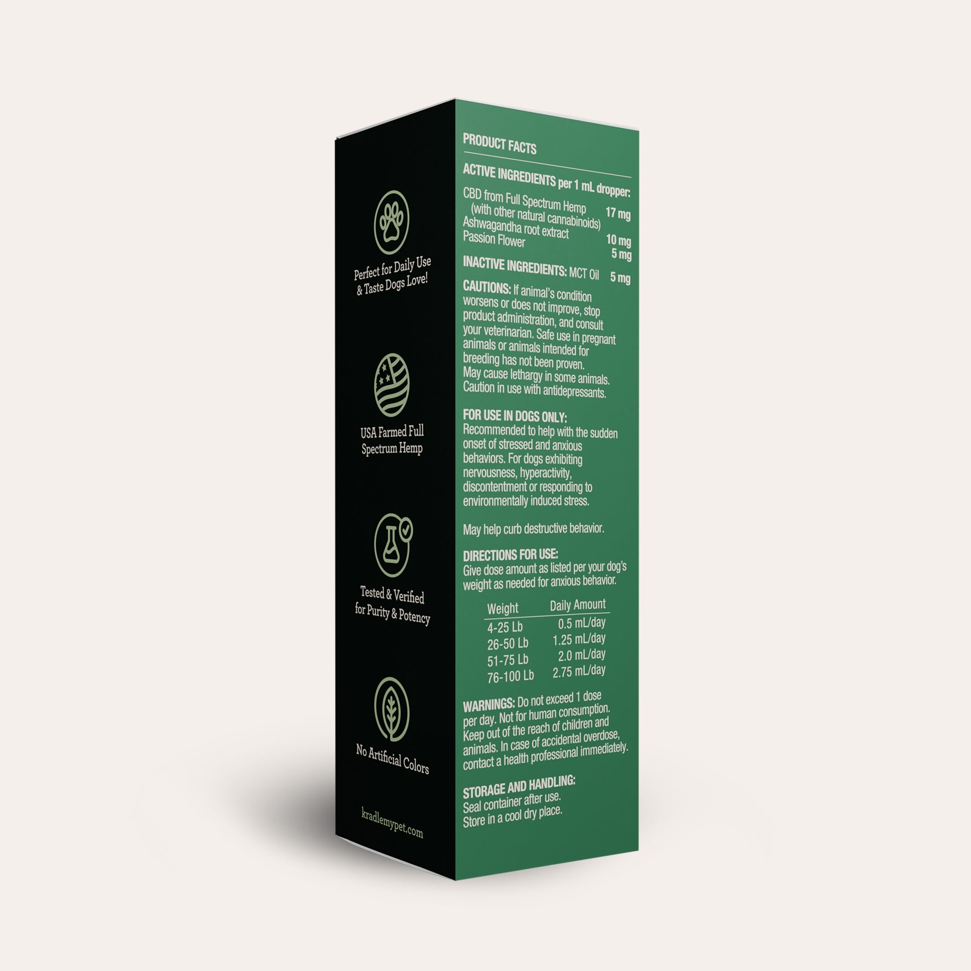 Kradle Max Full Spectrum Calming Tincture