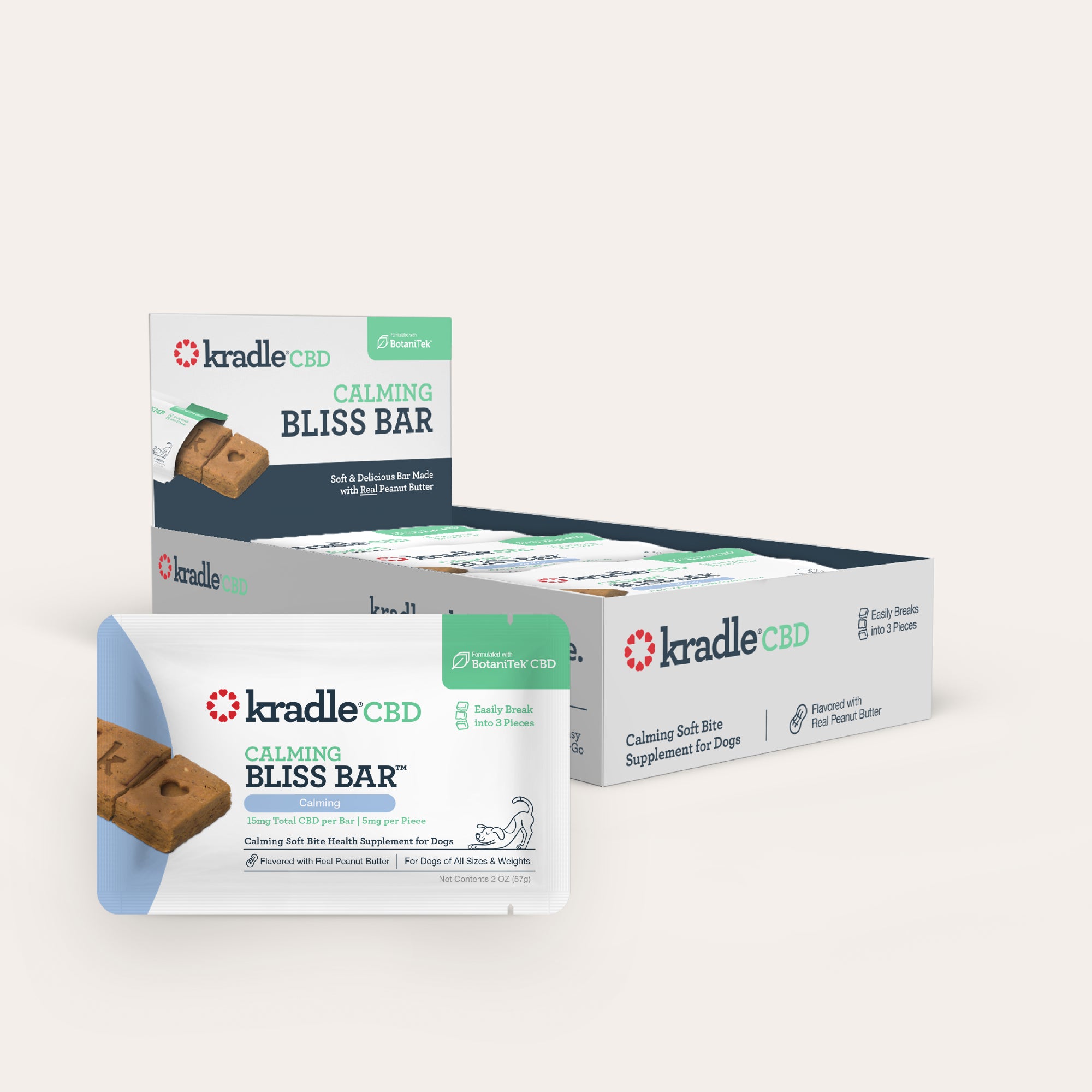 Peanut Butter CBD Calming Bliss Bar