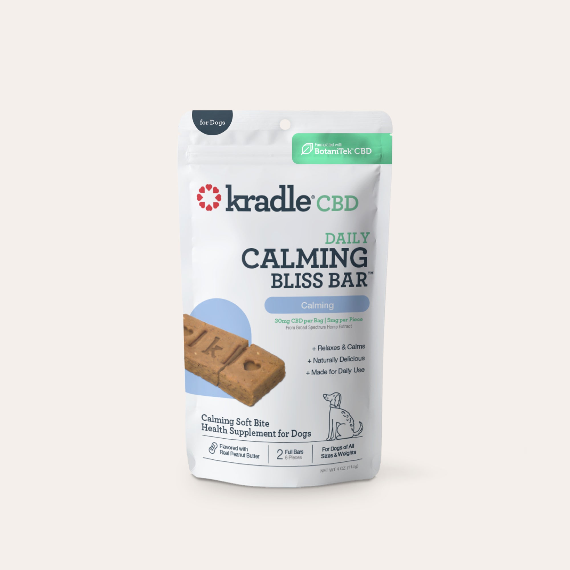 Peanut Butter CBD Calming Bliss Bar