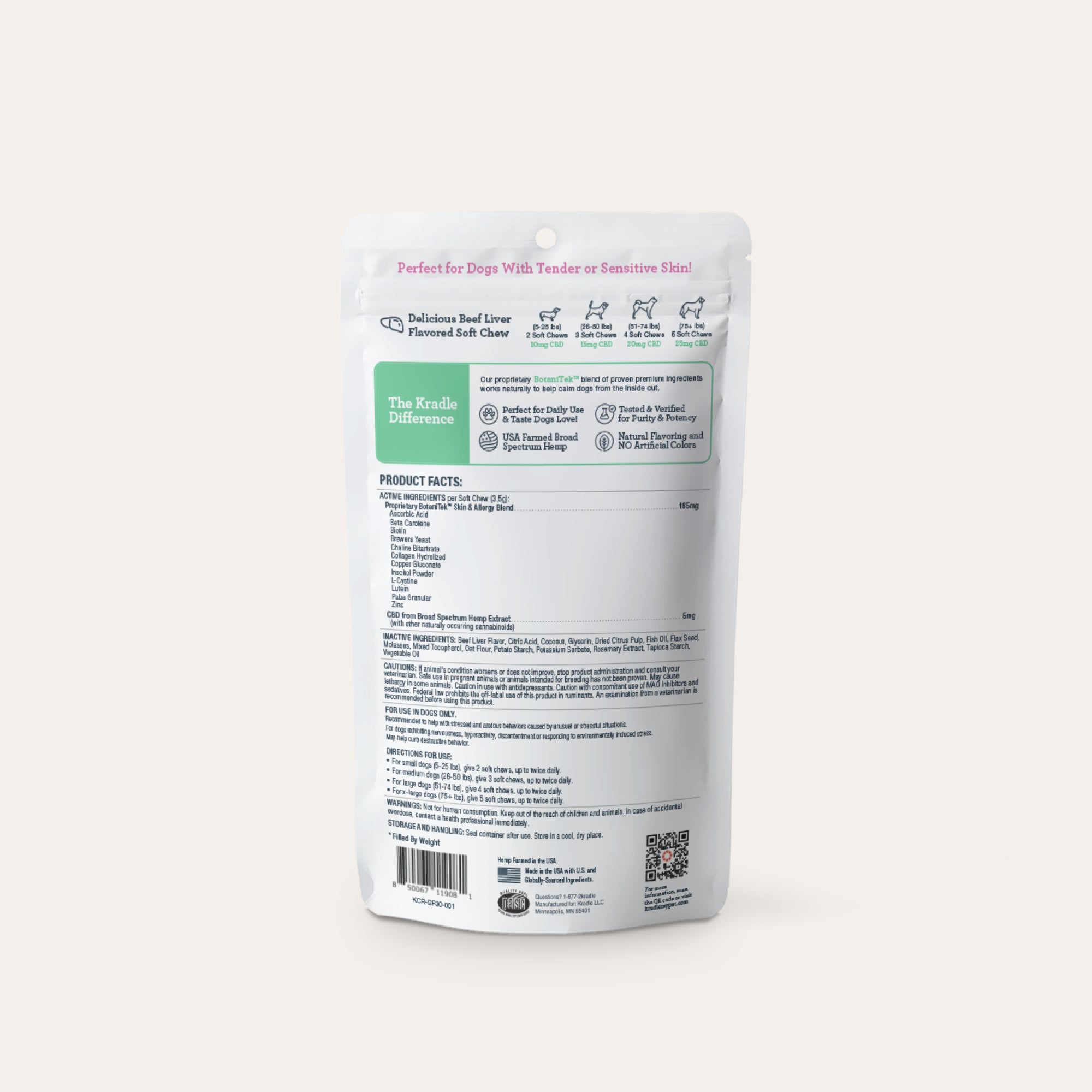 CBD Skin Recovery Chews