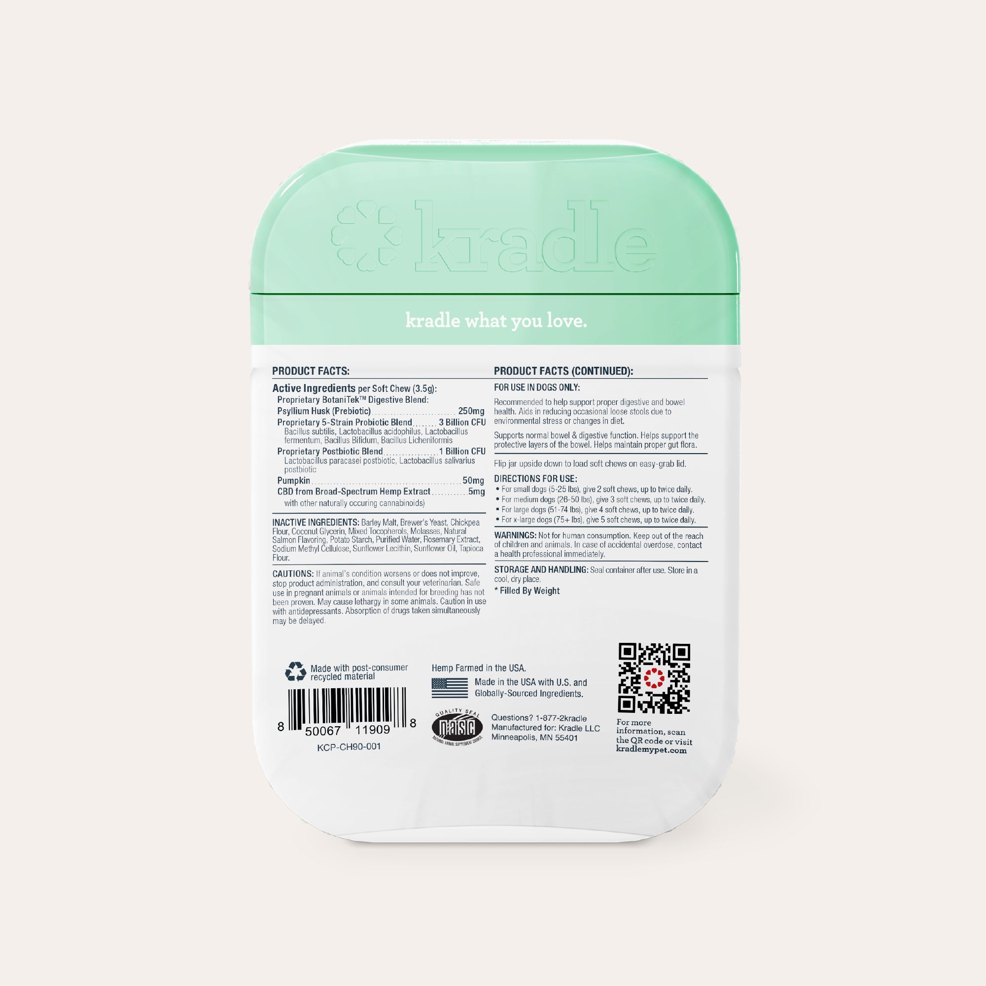 CBD Pre+ Post+ Probiotic Chews