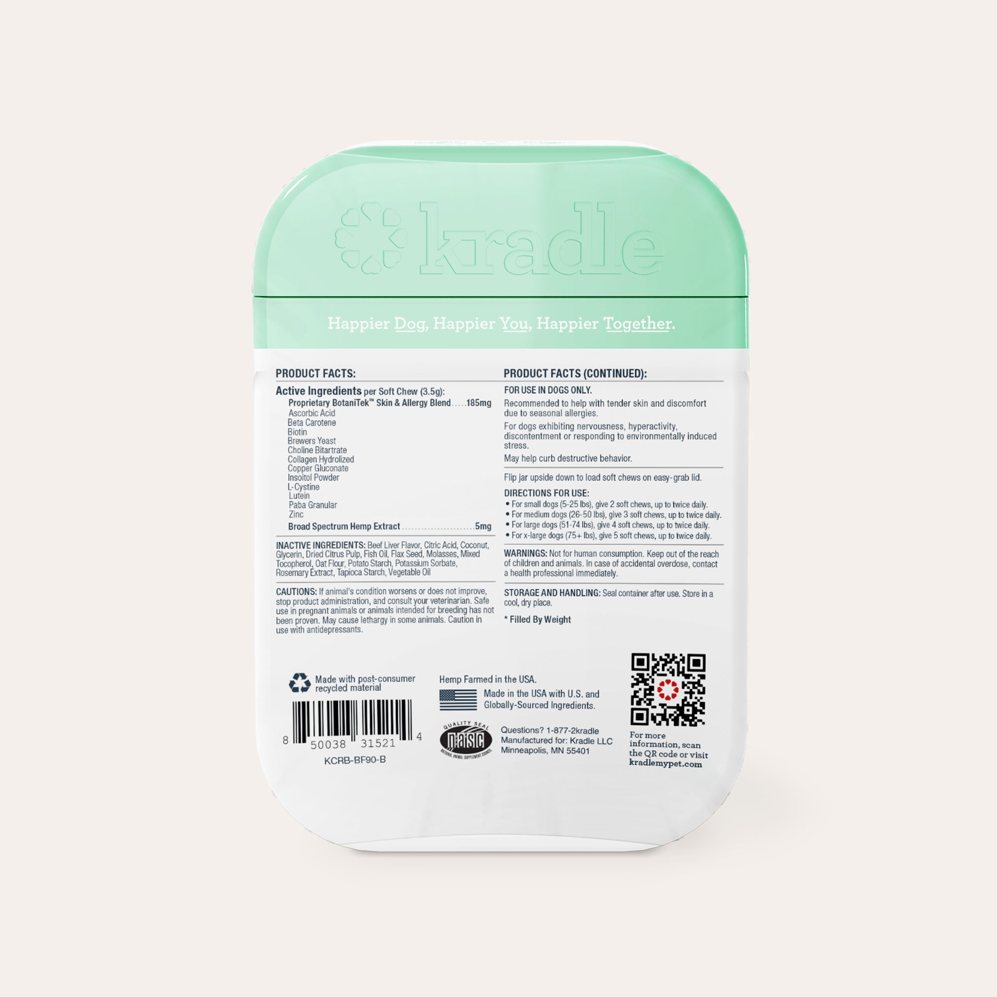 CBD Skin Recovery Chews
