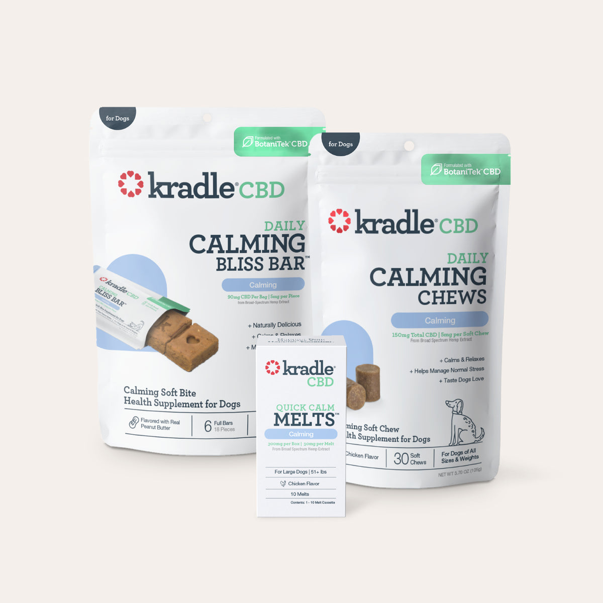 Top Rated CBD Calming Best Sellers for Dogs | Kradle