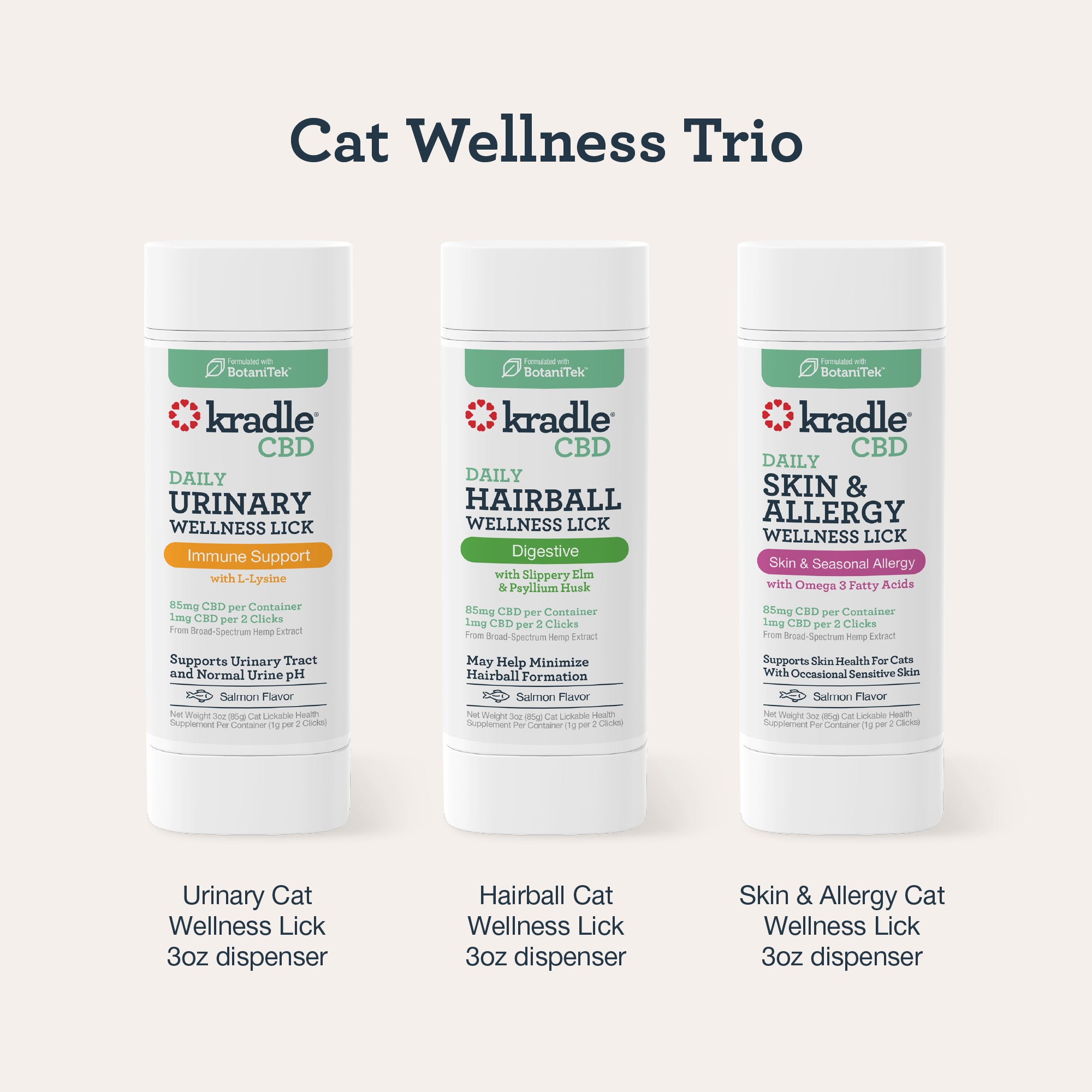 CBD Cat Wellness Trio
