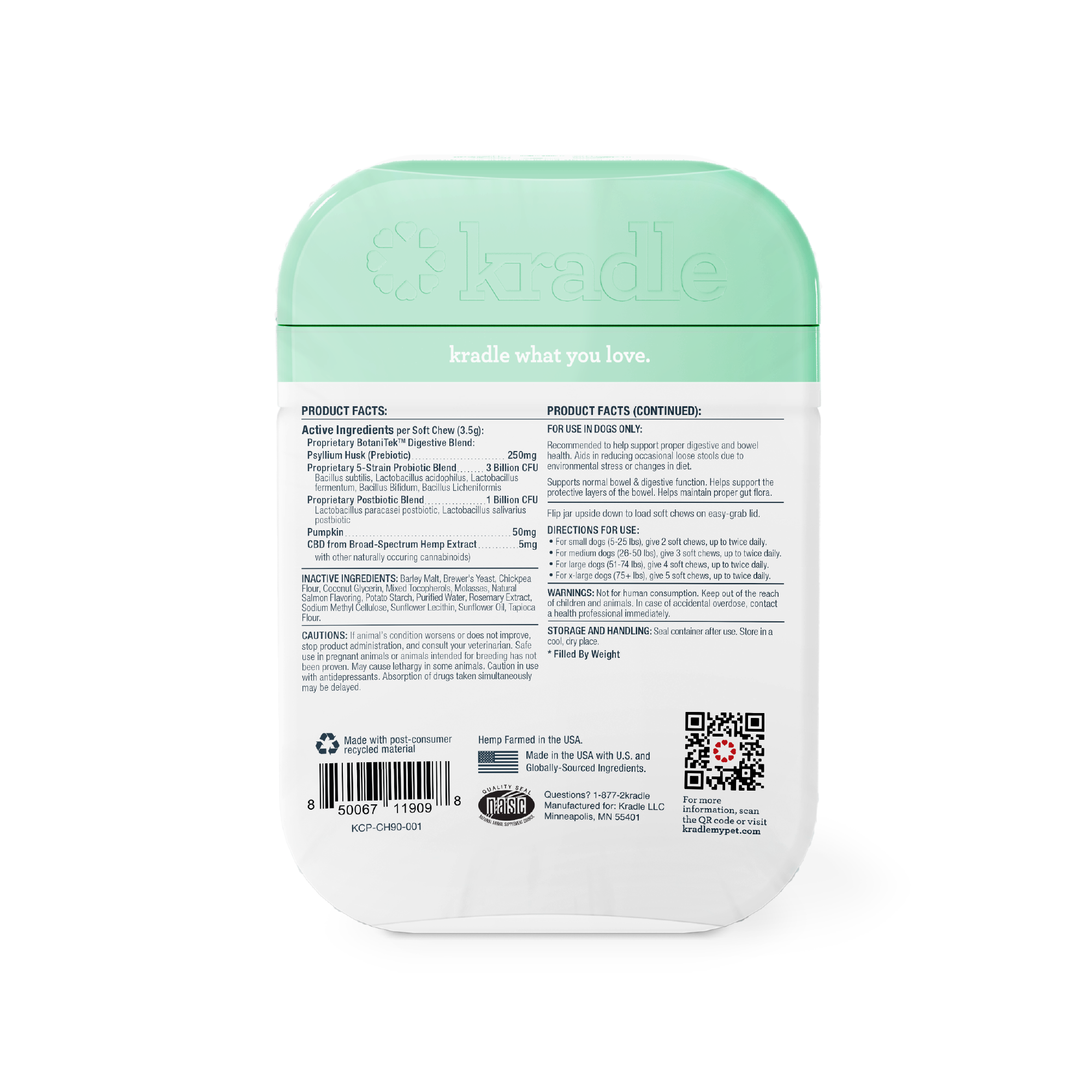 CBD Pre+ Post+ Probiotic Chews