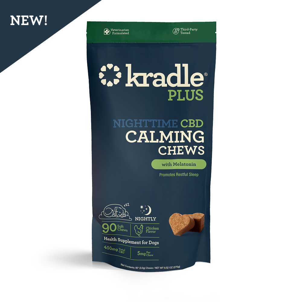 CRDB 50% リキッド 1ml 10本/睡眠DGNヘンプCBDHHBDCBN CBD Nighttime Calming Chews for Dogs | Daily Dog Chews | Kradle