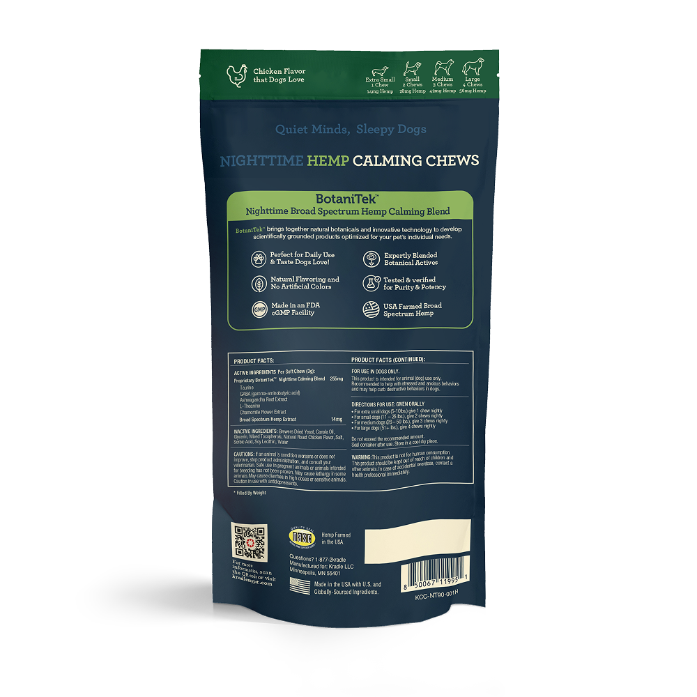 Kradle Plus CBD Nighttime Calming Chews