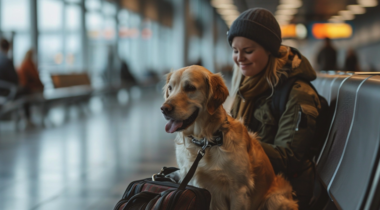 dogs on airplanes 