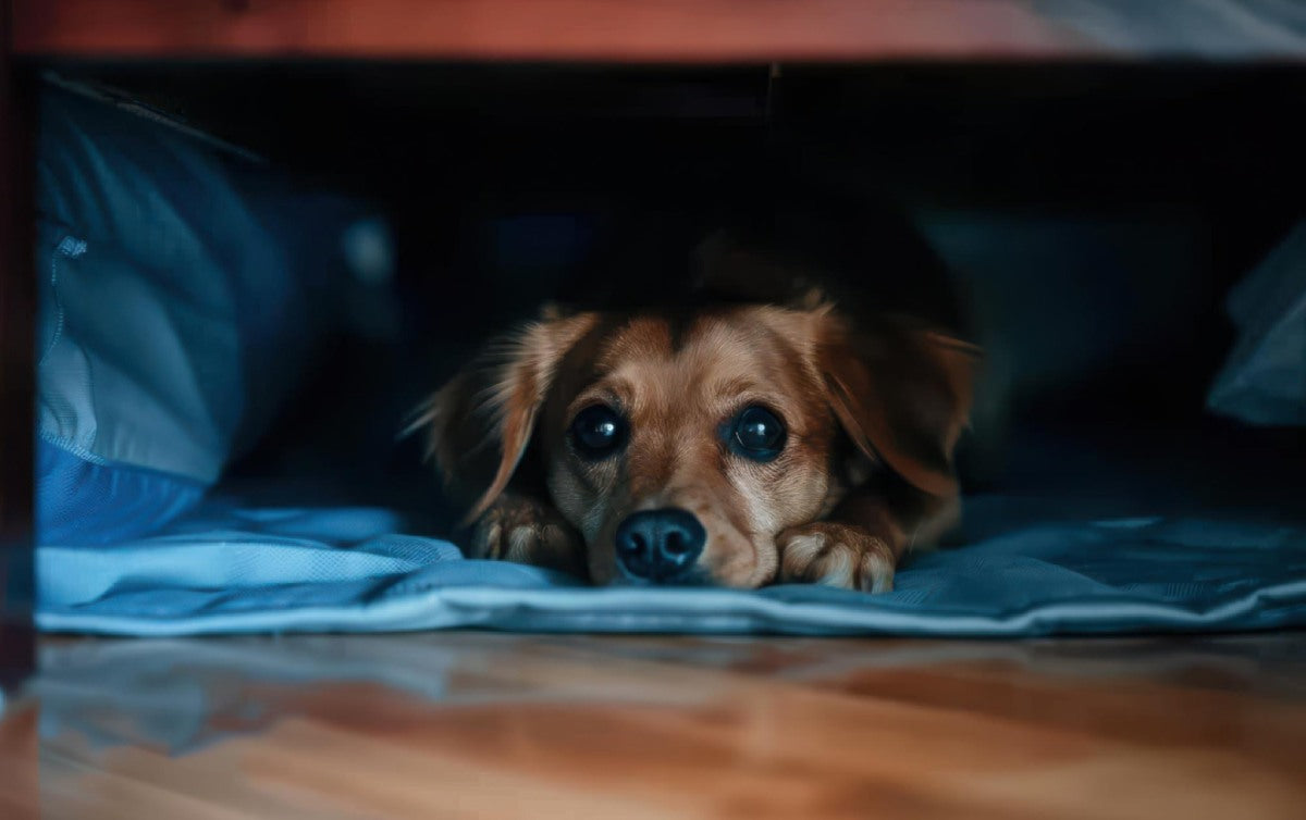Why are dogs scared of fireworks?