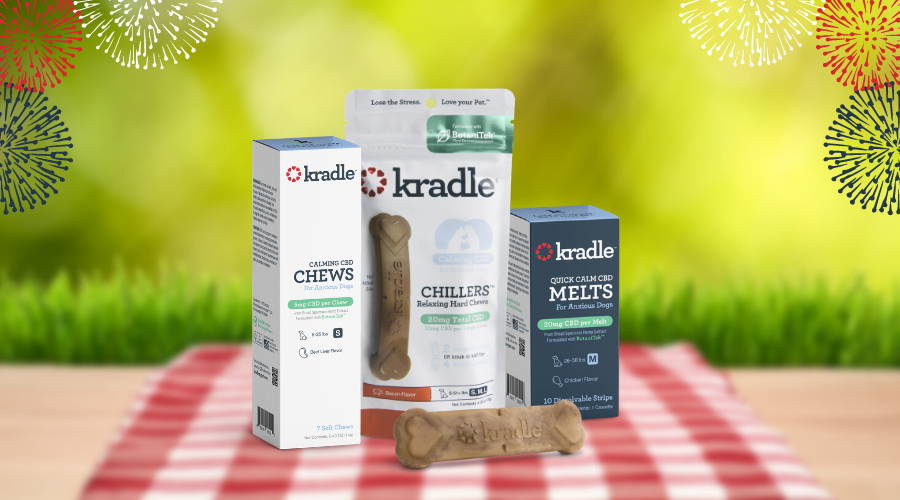 Kradle® Calming for Dogs Introduces Limited Edition 4th of July Calming Bundle