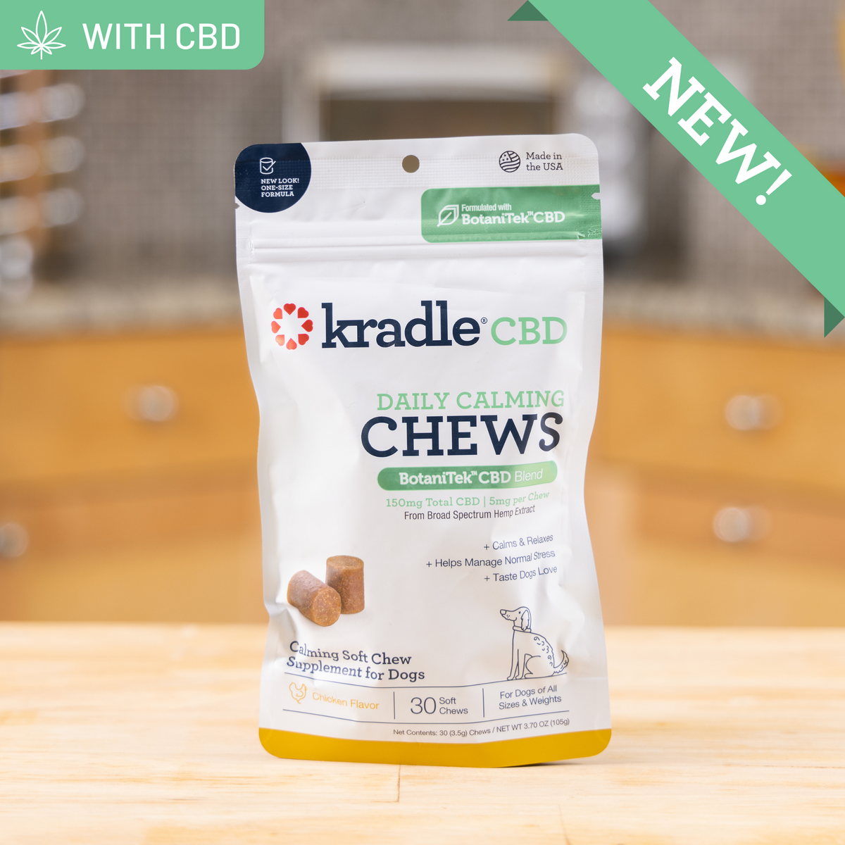 Kradle Daily Calming Chews Kradle My Pet