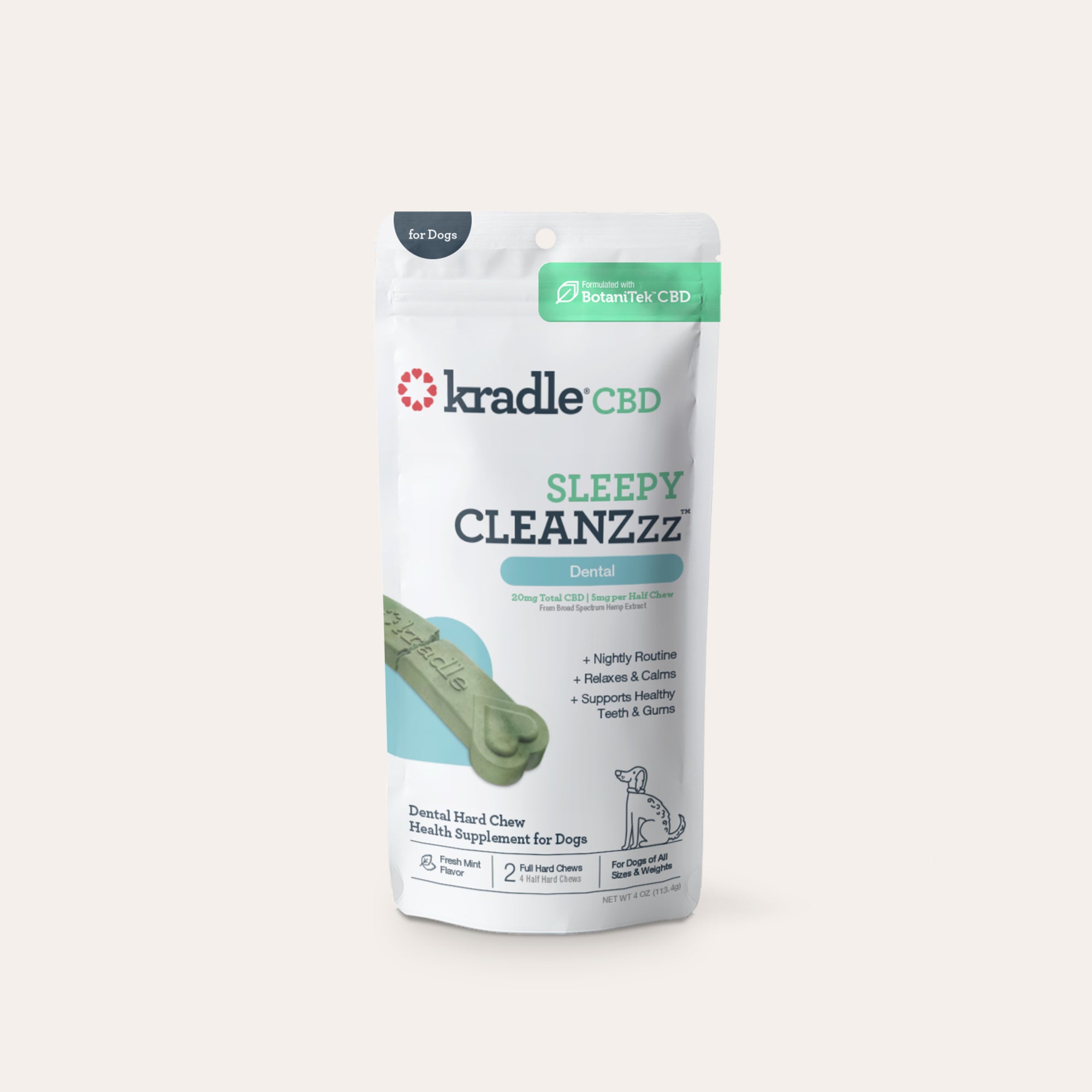 CBD Sleepy CLEANZzz Dental Hard Chew