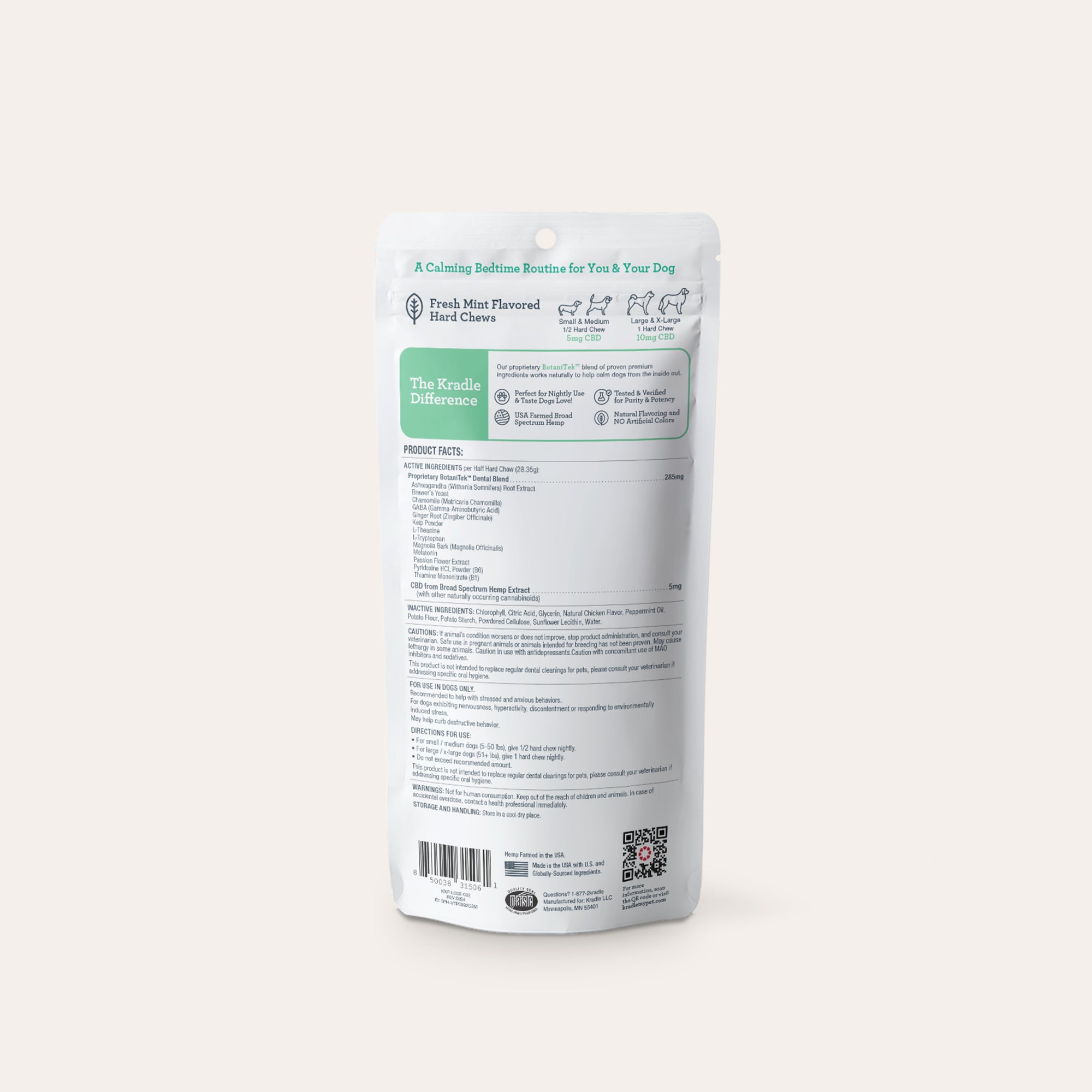 CBD Sleepy CLEANZzz Dental Hard Chew