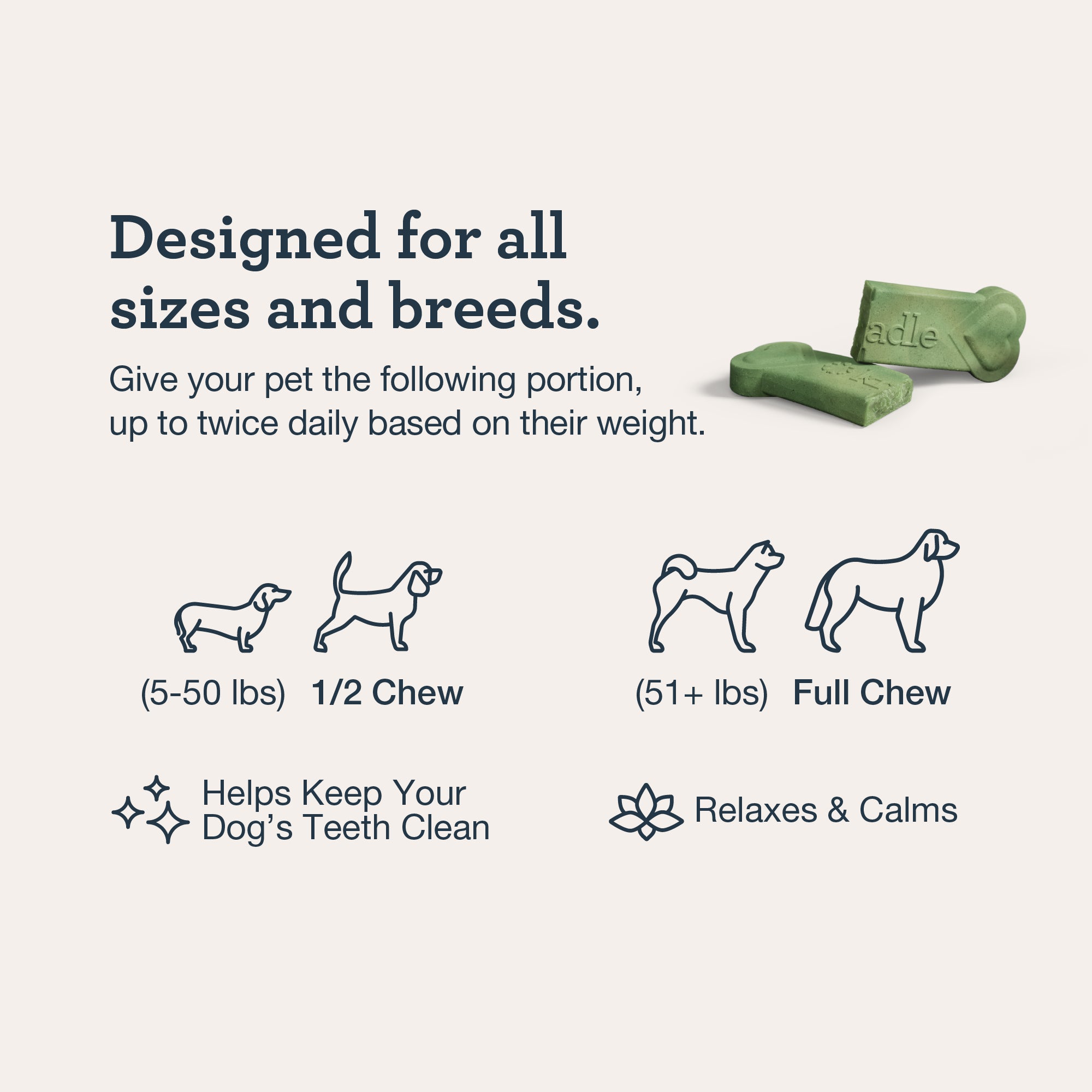 CBD Sleepy CLEANZzz Dental Hard Chew