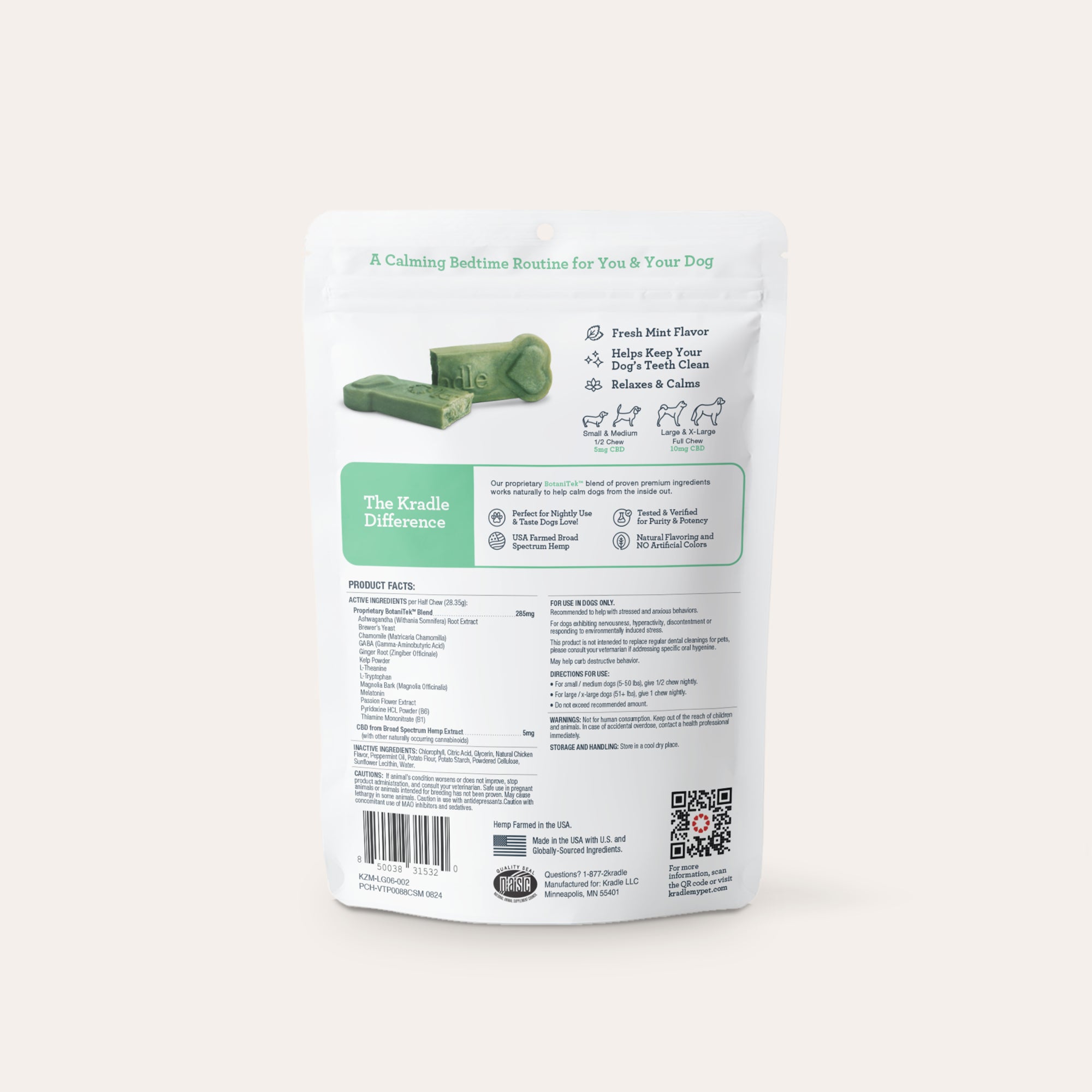 CBD Sleepy CLEANZzz Dental Hard Chew