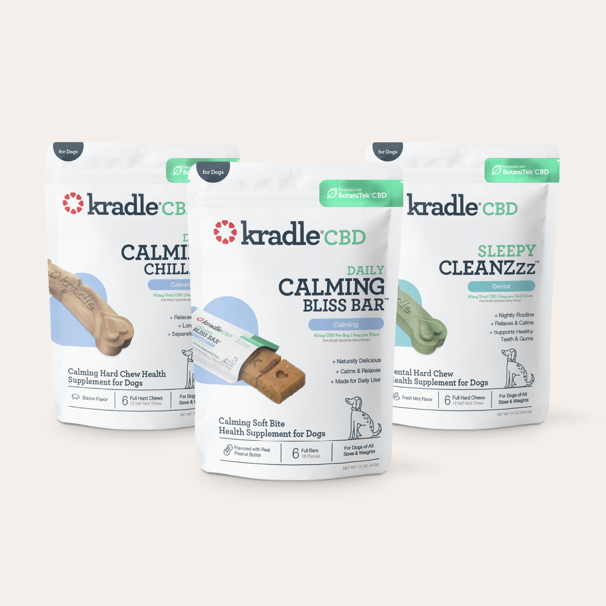 Ultimate Total Relaxation CBD Bundle for Dogs | Kradle
